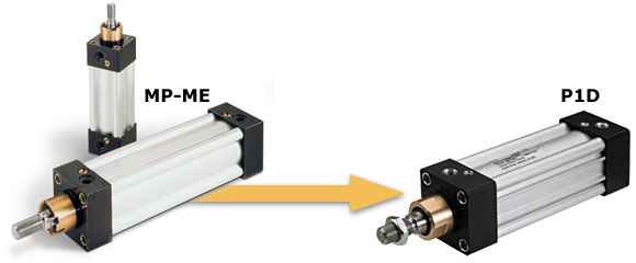Parker MP/Schrader Bellows ME to P1D Model Number Converter